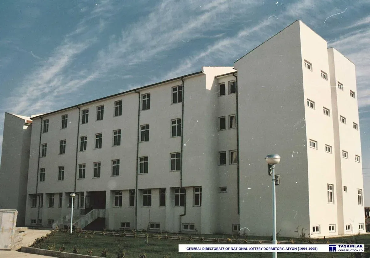Afyon National Lottery Anatolian High School Dormitory Building Construction